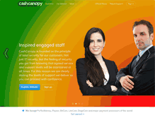 Tablet Screenshot of cashcanopy.net